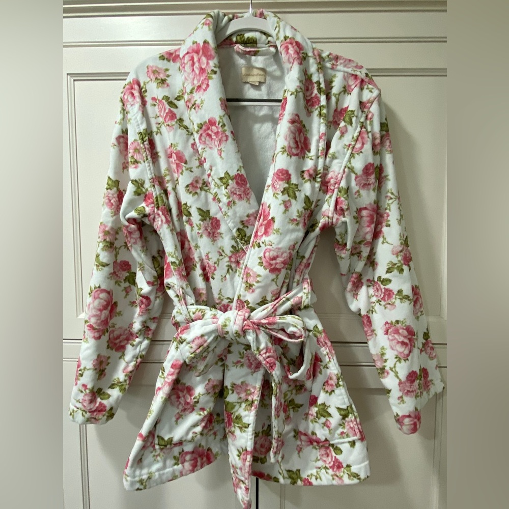 Love shack fancy peony garden Terry robe